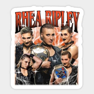 Rhea Ripley - The Nightmare Champion Collage Sticker